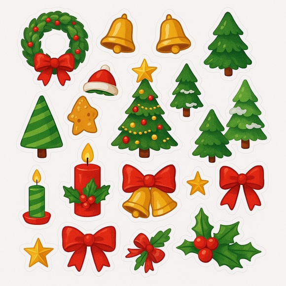 Christmas Holiday Sticker Set - Picture 5 of 9